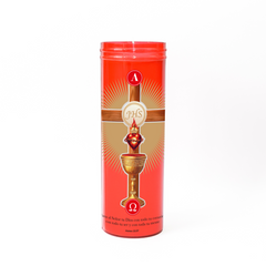 VELÓN DON PEDRO CONTENEDOR SEGURO ROJO 19CM*7CM