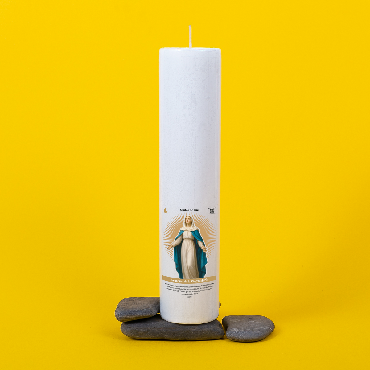 VELÓN DON PEDRO BLANCO 32 CM*7 CM