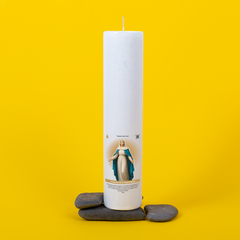 VELÓN DON PEDRO BLANCO 32 CM*7 CM