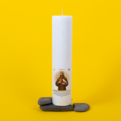 VELÓN DON PEDRO BLANCO 32 CM*7 CM