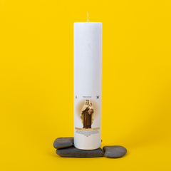 VELÓN DON PEDRO BLANCO 32 CM*7 CM