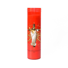 VELÓN DON PEDRO CONTENEDOR SEGURO ROJO 29 CM*9,5CM