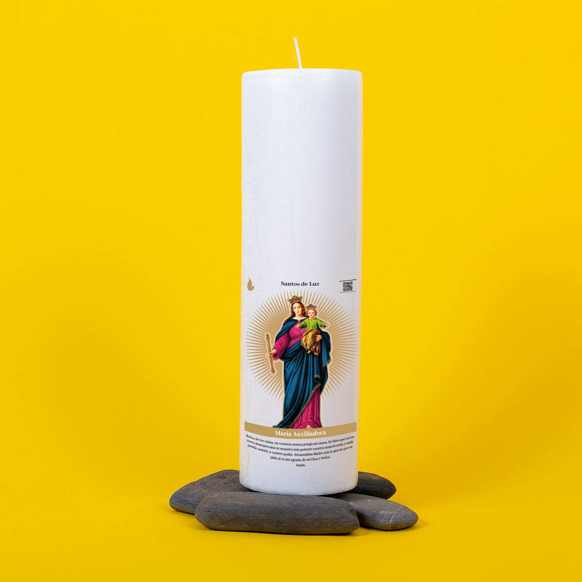 VELÓN DON PEDRO BLANCO 32CM*9.4CM