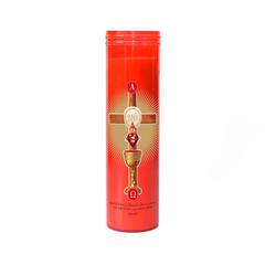 VELÓN DON PEDRO CONTENEDOR SEGURO ROJO 29 CM*9,5CM