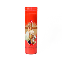 VELÓN DON PEDRO CONTENEDOR SEGURO ROJO 29 CM*9,5CM