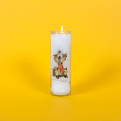 VELÓN RELIGIOSO VASO DE VIDRIO