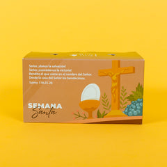 CAPELLA CAJA SEMANA SANTA NARANJA X2