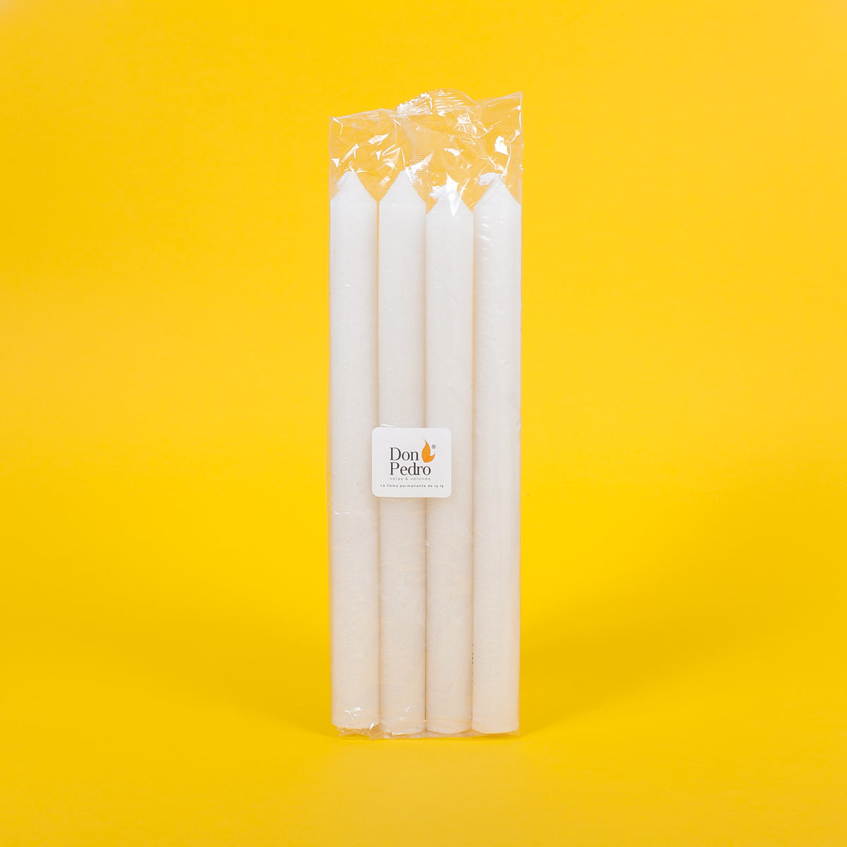 VELA LISA BLANCA 29CM*2.5CM DON PEDRO