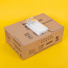 VELA LISA BLANCA 15CM*1.5CM DON PEDRO