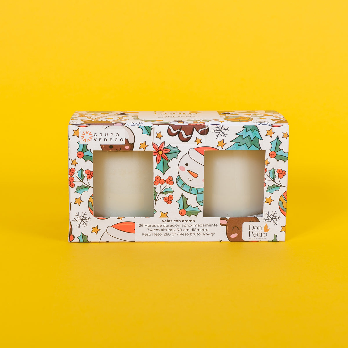 CAPELLA NAVIDAD CAJA BLANCA X2