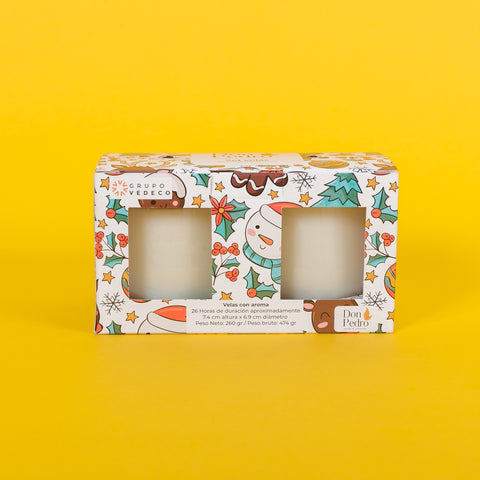 CAPELLA NAVIDAD CAJA BLANCA X2