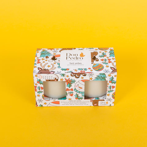 CAPELLA NAVIDAD CAJA BLANCA X2