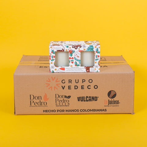 CAPELLA NAVIDAD CAJA BLANCA X2