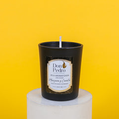 VELA DE AROMA POLLUX PEQUEÑA NEGRO MATE