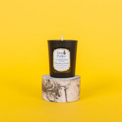 VELA DE AROMA POLLUX PEQUEÑA NEGRO MATE