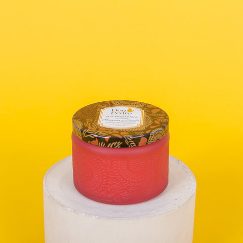 VELA VEGA PEQUEÑA ROJO MATE DON PEDRO