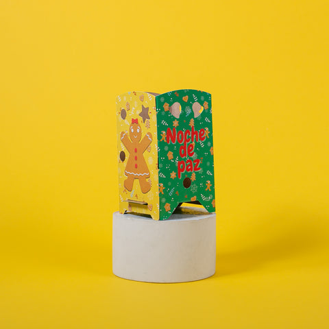 FAROL DE NAVIDAD PEQUEÑO CON VELA DON PEDRO