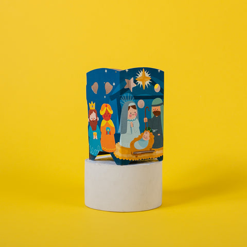 FAROL DE NAVIDAD PEQUEÑO CON VELA DON PEDRO