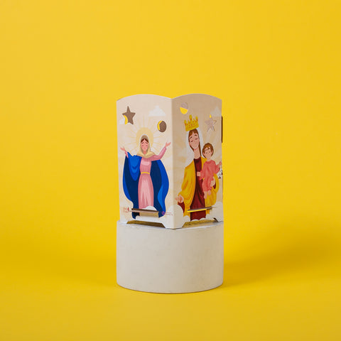 FAROL DE NAVIDAD PEQUEÑO CON VELA DON PEDRO