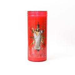 VELÓN DON PEDRO CONTENEDOR SEGURO ROJO 19CM*7CM