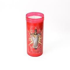 VELÓN DON PEDRO CONTENEDOR SEGURO ROJO 19CM*7CM