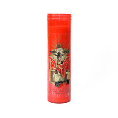 VELÓN DON PEDRO CONTENEDOR SEGURO ROJO 29 CM*9,5CM